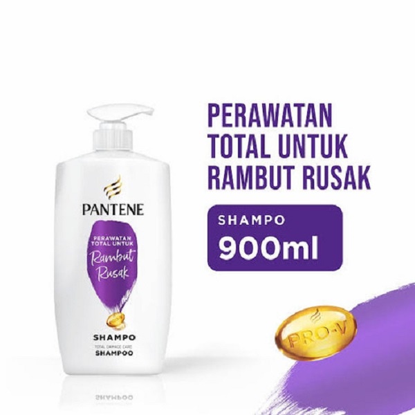 PANTENE Shampo 900 ml PERAWATAN RAMBUT RUSAK 900ml