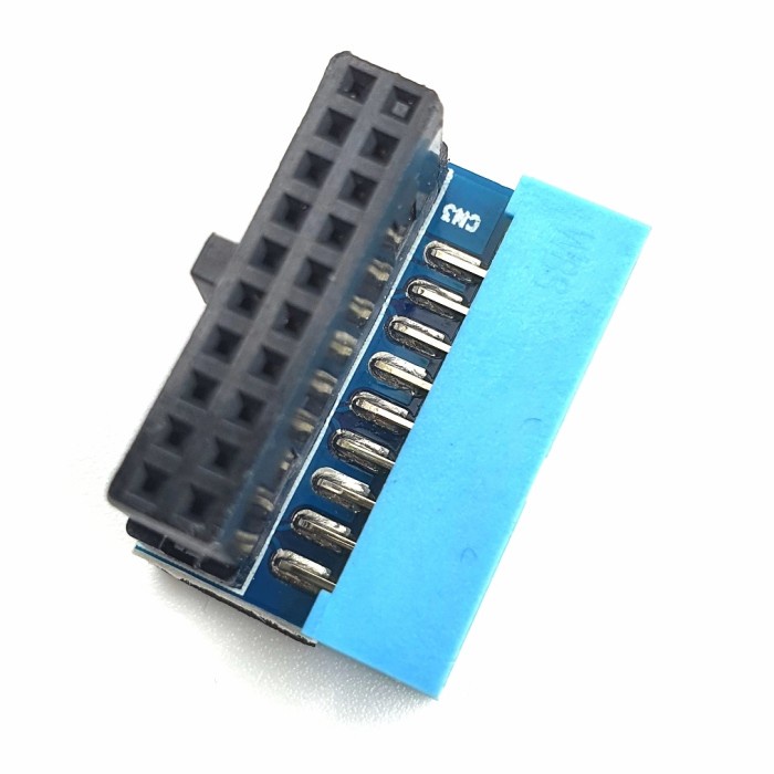 USB 3.0 20pin 19pin down siku 90 degree elbow adapter motherboard