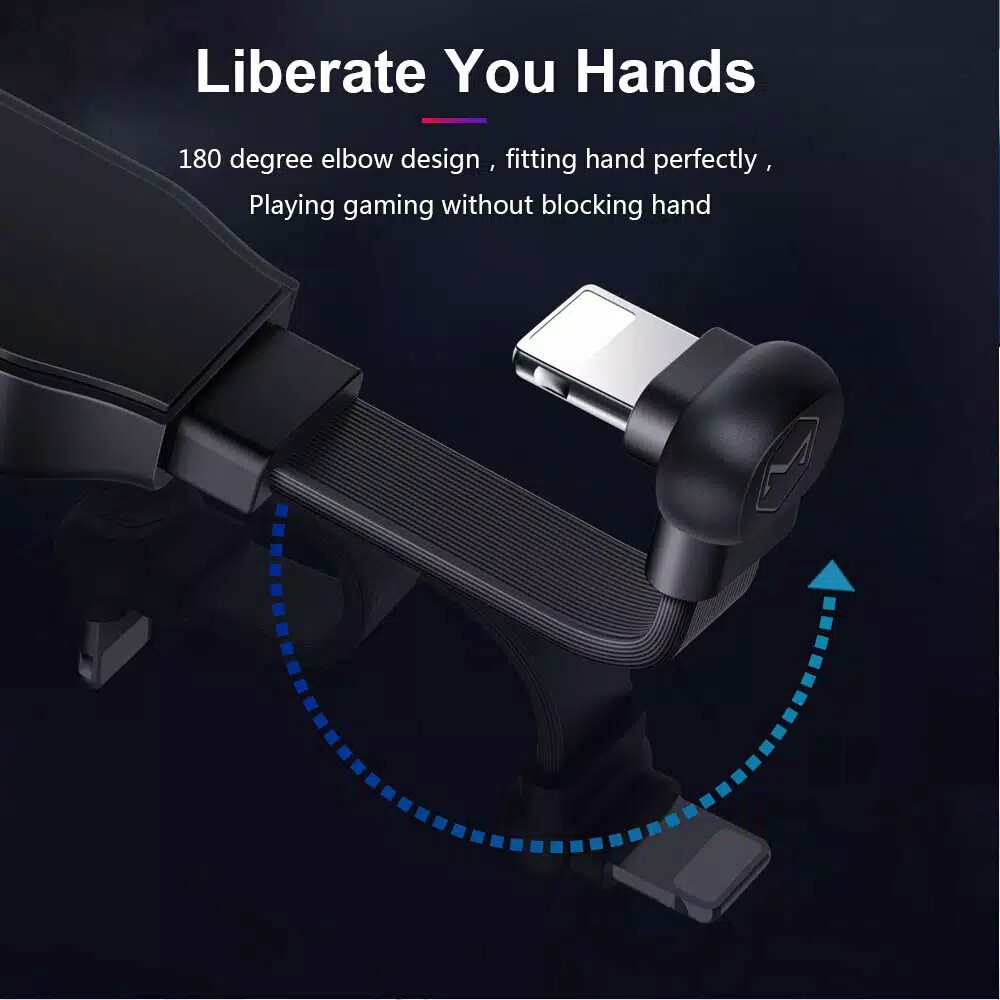 MCDODO adapter GAMING IPHONE 2 in 1 RING BRACKET DUAL AUDIO ADAPTER MCDODO CA-629