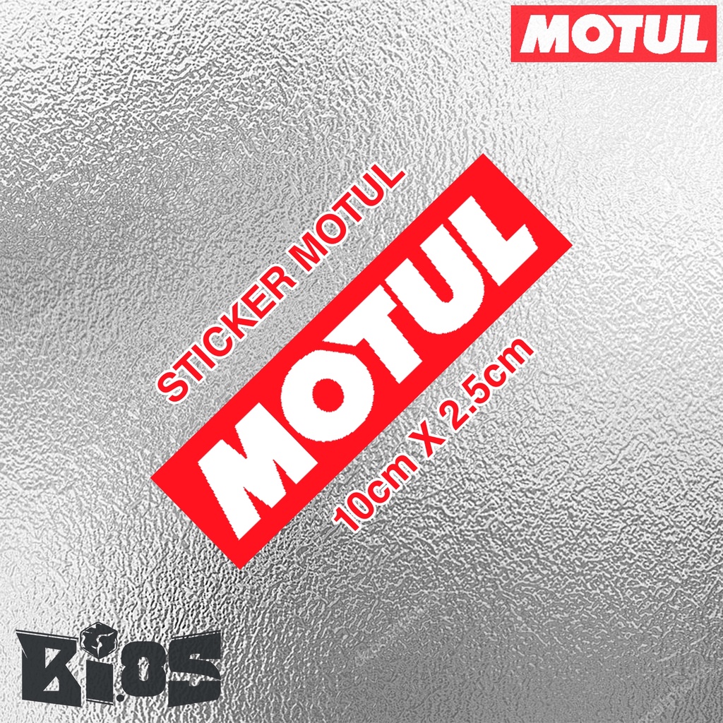 STIKER STICKER MOTUL BAHAN VYNIL GLOSSY STCIKER MOTUL ANTI AIR