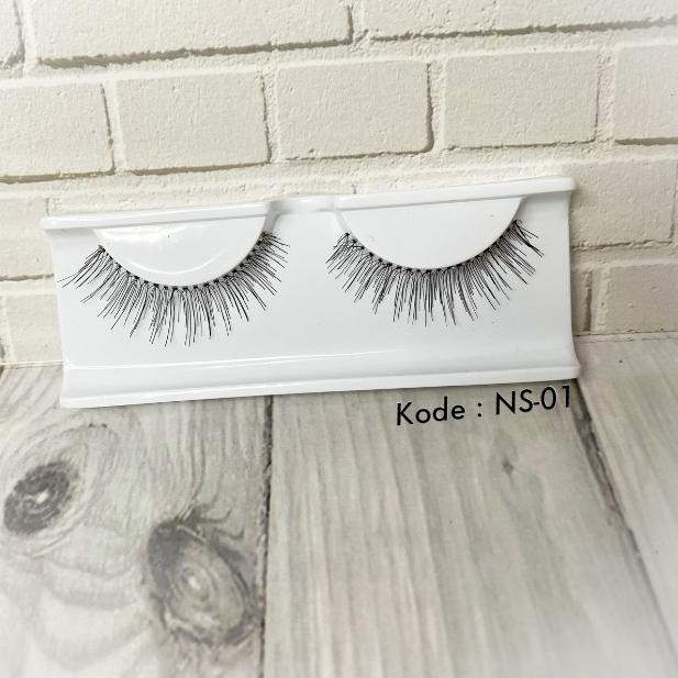 [BISA CODE] (BELI 3 GRATIS LEM) QEYS BEAUTY PREMIUM EYELASHES / Bulumata palsu Natural Lentur Lembut