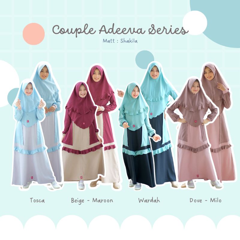 Couple Gamis Ibu dan Anak Adeeva Series By ANV