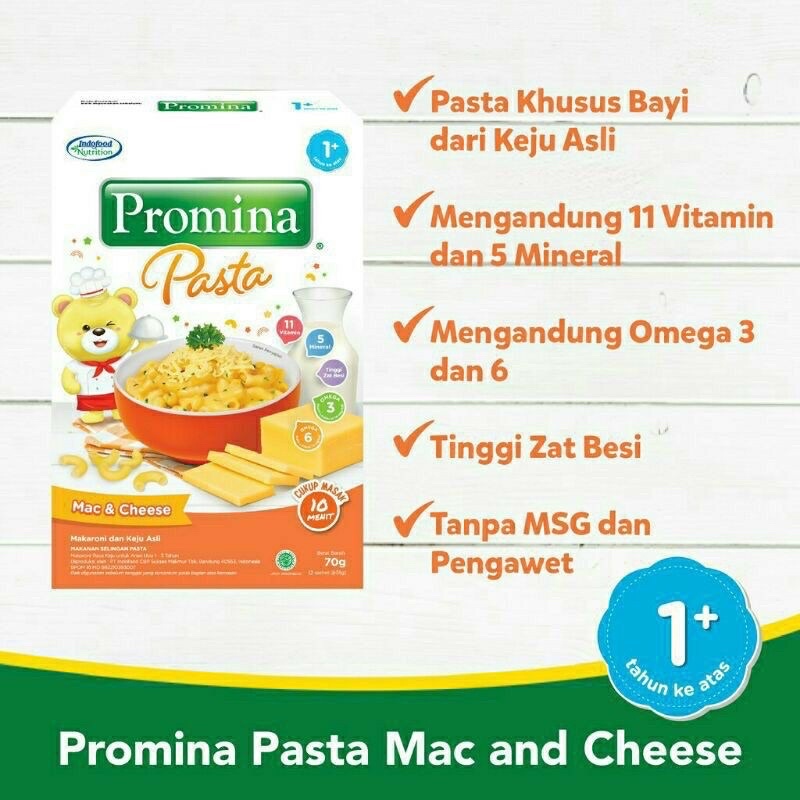 

Promina Pasta Mac & Cheese 70gr l/pasta bayi