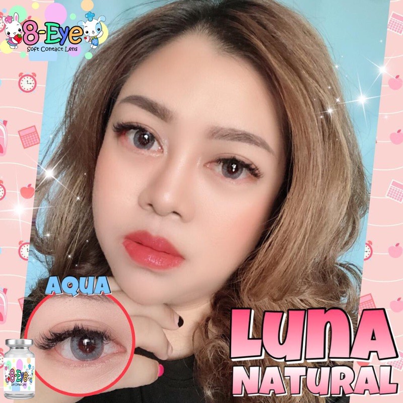 JUAL SOFTLENS B-EYE EOS - Luna Natural Almond / Cacao / Aqua -425 s/d -600 softlen hitz soflens minus soflen kekinian soflens LUNA warna cantik lensa contact jual soflens jual softlen jual softlens