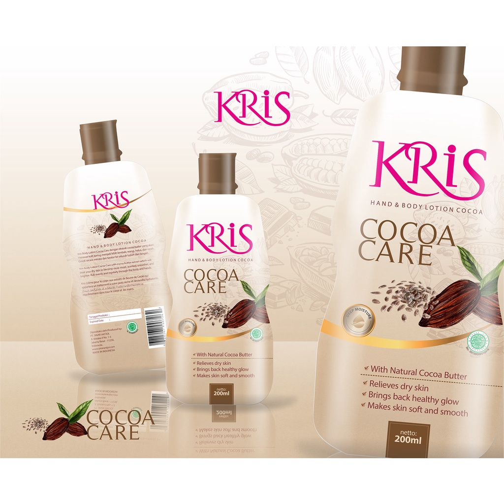 Jual Kris Hand Body Lotion Cocoa Butter 100ml Free B29 Deterjen Watersolution 20gr Shopee