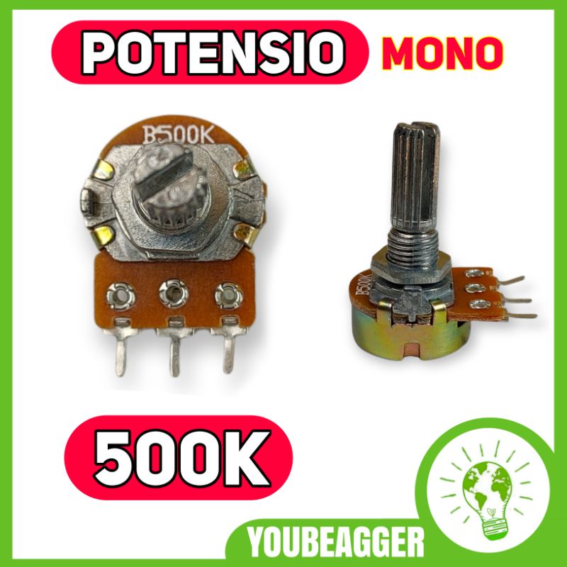 Potensio 500k B500k mono