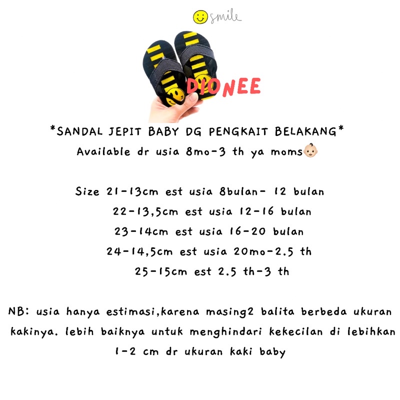 Sepatu Sandal Jepit Anak Bayi Laki Laki Perempuan Sepatu Sendal Jepit Casual Anak Bayi Baby Balita