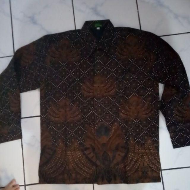 Batik Pria Cakar Devdan Size M - Xxl Batik Solo Asli Katun Sragenan Full Furing
