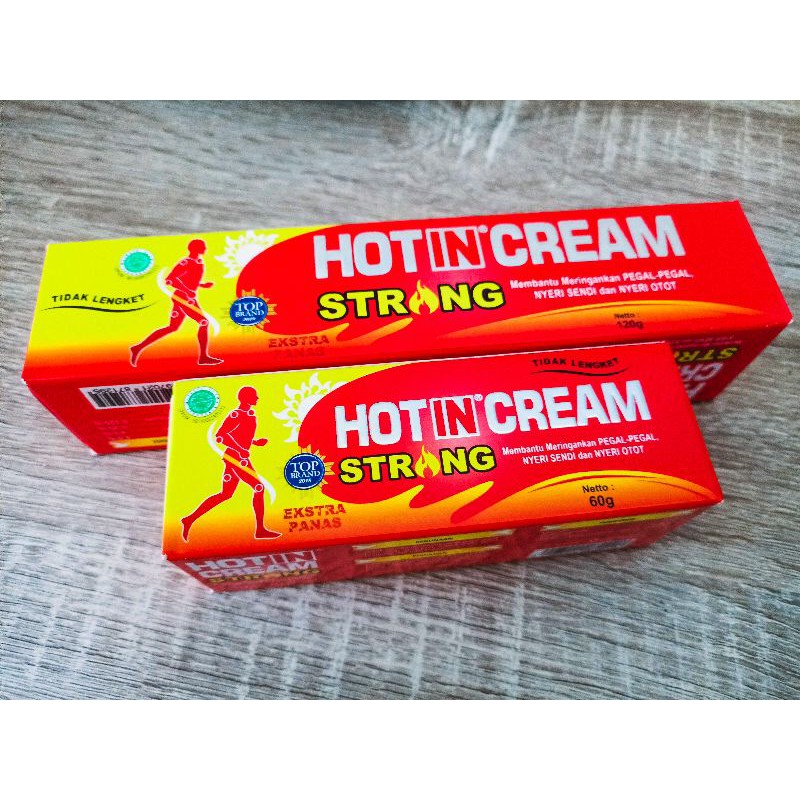 HOT IN CREAM TUBE HOTIN ORIGINAL, AROMATHERAPY, STRONG - UNTUK PEGAL NYERI SENDI DAN NYERI OTOT