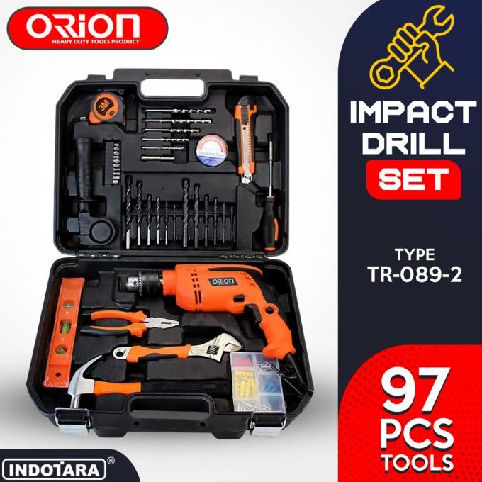 Hand Toolset / Tool Kit Set / Toolbox Impact Drill Set Orion TR-089-2