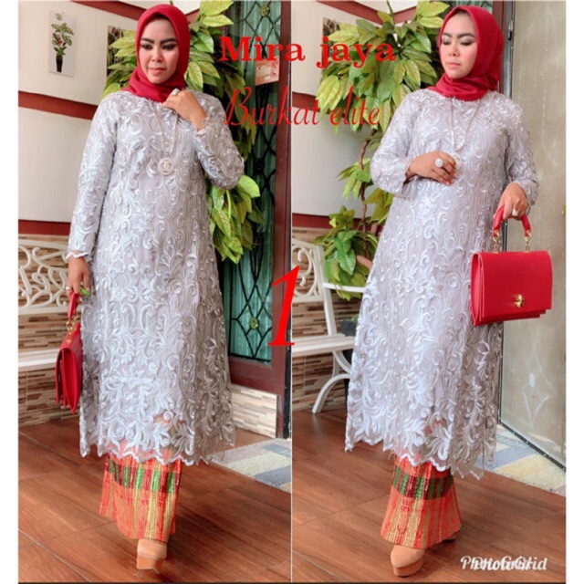 Kebaya Tunik Brukat Elite Ori Mira Jaya