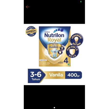 

Nutrilon royal 4 vanila 400 gram