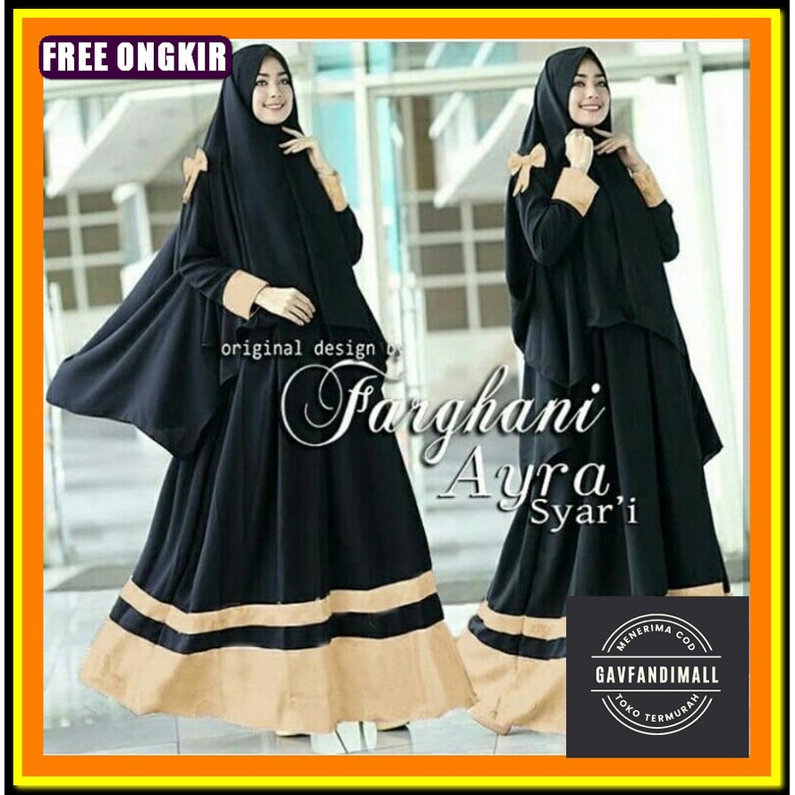 Cod - Gf - Gamis Pesta - Laila Exclusive Premium - Kebaya Modern - Gamis Games Tile [Aida Syarii Bla