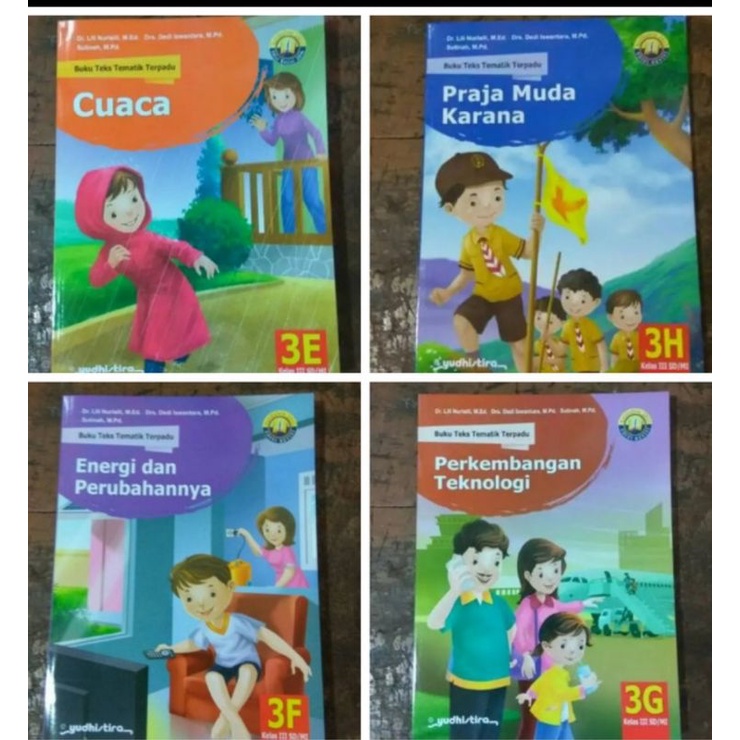 Buku Tematik SD kelas 3 EFGH Yudhistira