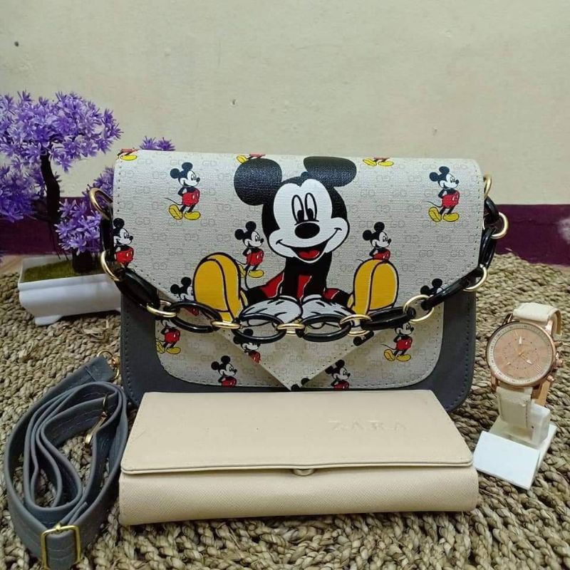 Tas cc import tas paketan tas paket 3in1 murah by zellshop