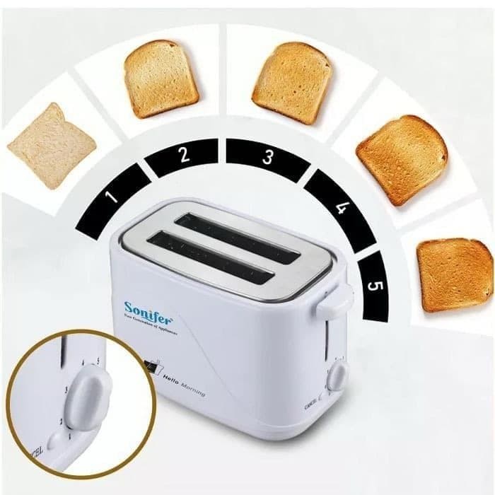 Sonifer SF-6005 Toaster Alat Pemanggang Roti Elektrik