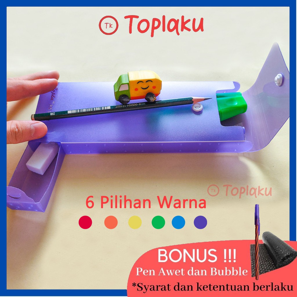 Kotak Pensil Lucu Anak Laki Laki Perempuan Case Large Capacity Sekolah Lucu Aesthetic Pensil Lucu