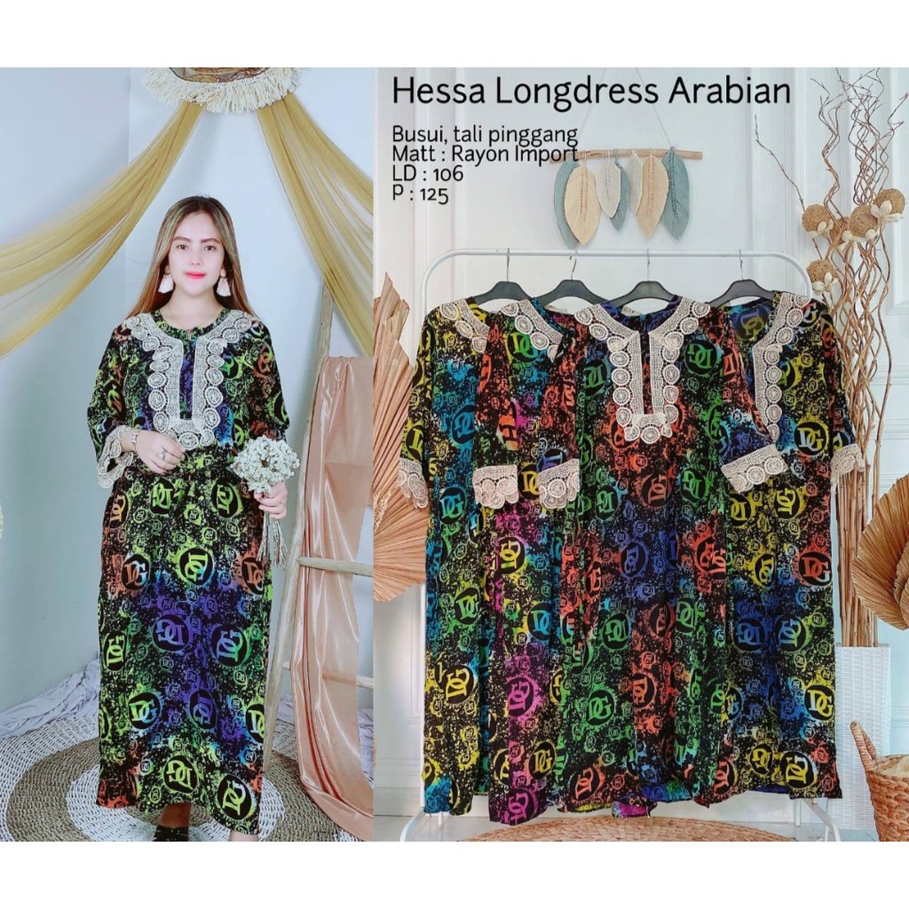 DASTER ARABIAN LONGDRESS PEMIUM / DASTER ARABIAN/ DASTER NYAMAN/ DASTER MURAH