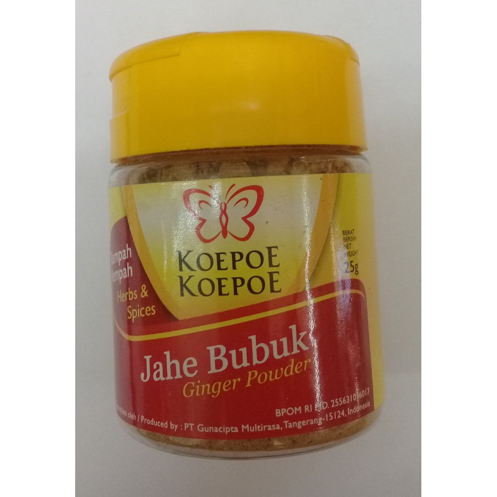 

Kupukupu jahe bubuk 25 gr