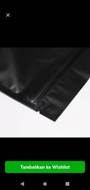 Kemasan standing pouch black /white matte full foil | black /white matte tanpa window