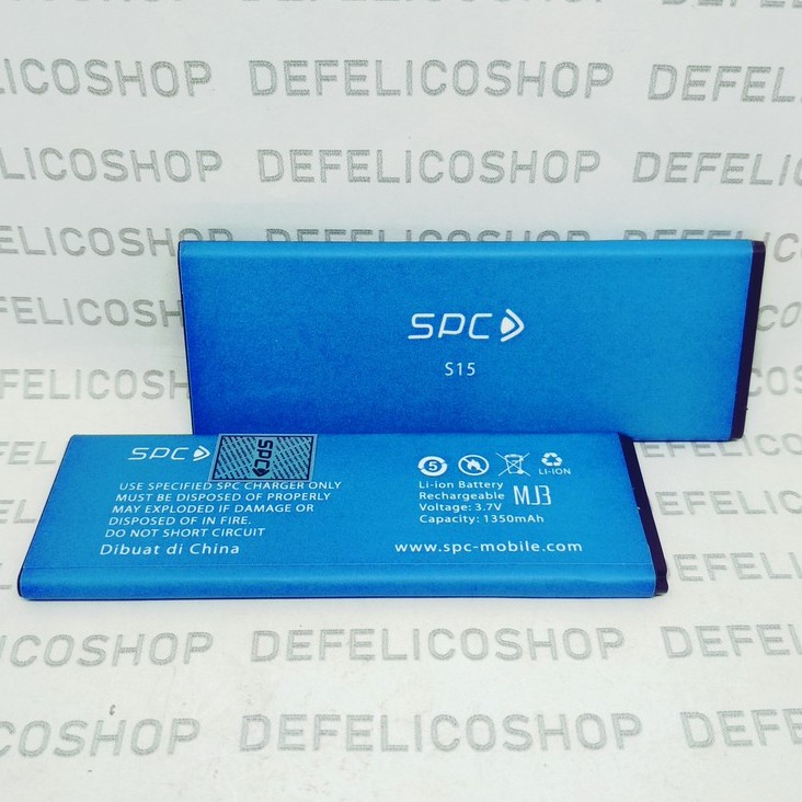 Baterai SPC S15 Terra S9 3,2x8,7 Neptune Excel Original Batrai Batre HP