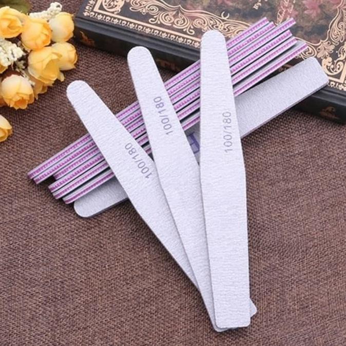 Ready~ Nail Buffer Sanding Files / Kikir Kuku Kasar / Nail File (100/180)