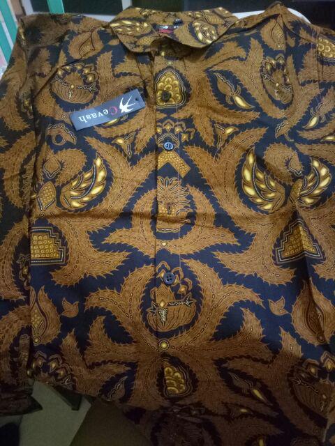 Cbl594 Kemeja Batik Pria Slim Fit Mewah Linabatikdistro Unik Baju Batik Pria Best Seller