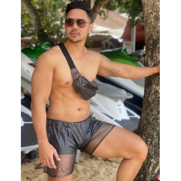 Celana Transparan Pendek / Celana Transparan / Celana Running/Jogging/Sauna