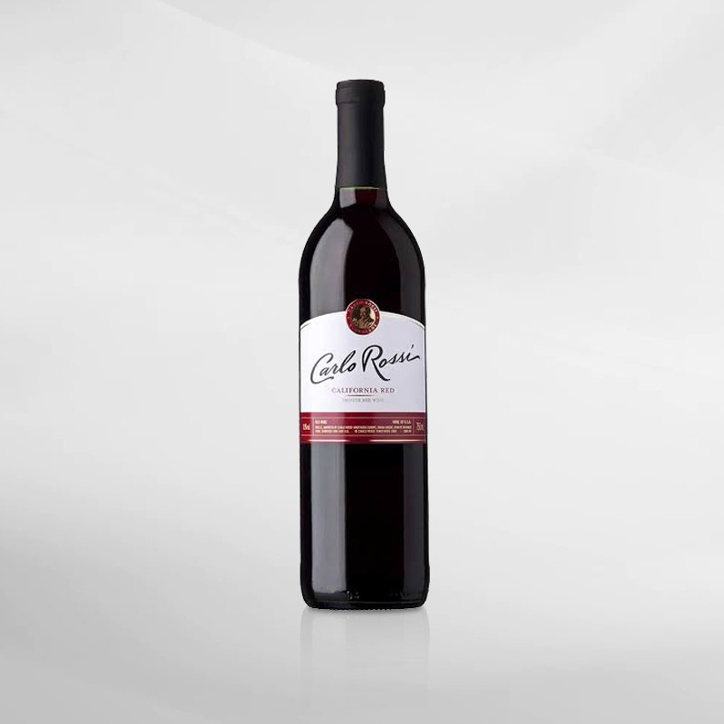 Red Wine Carlo Rossi California Red 750 Ml ( Original &amp; Resmi By Vinyard )