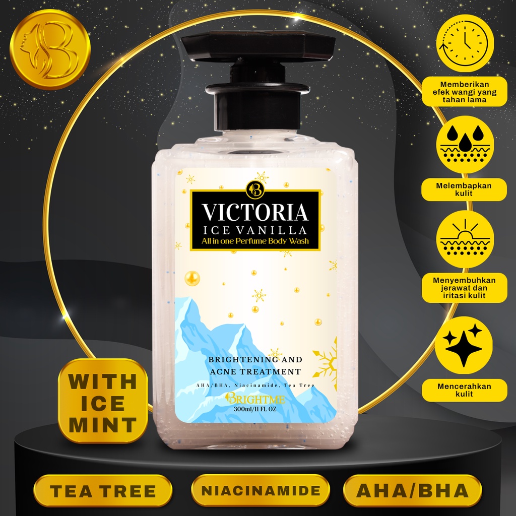 	 BrightMe Victoria Ice Vanilla Body Wash 350 ml	