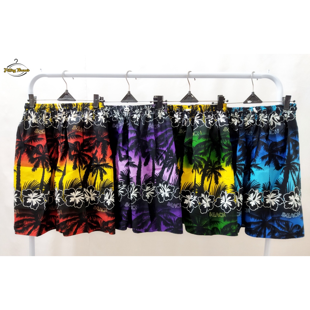 Celana Pantai Hawai Anak Remaja Dewasa / Celana Kolor Motif / Celana Pendek Boxer Harian / Celana Bali