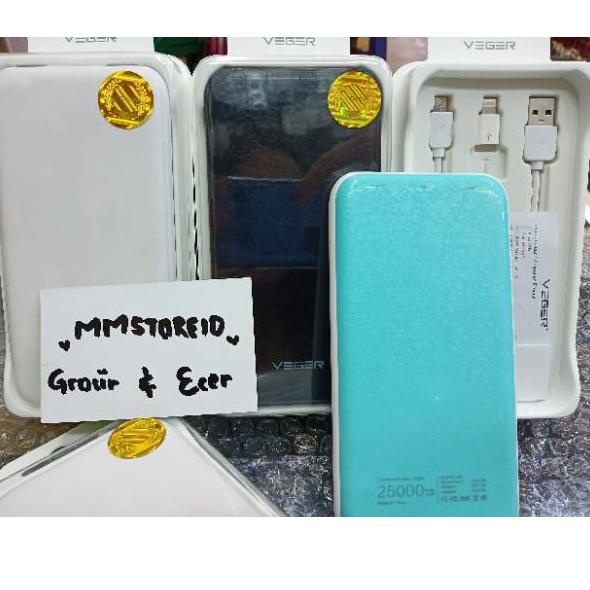 ○ PB Powerbank Veger V16 25000mah jamin Original 100% garansi 1 tahun/ power bank Veger 25000 origin