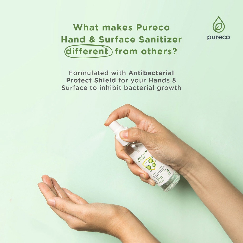 Pureco Hand &amp; Surface Sanitizer 60ml