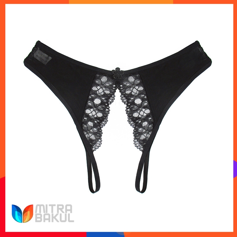 Pakaian Dalam Wanita Open Crotch Avoid If Low-waisted Hot Perspective Transparent Ultrathin T Pants
