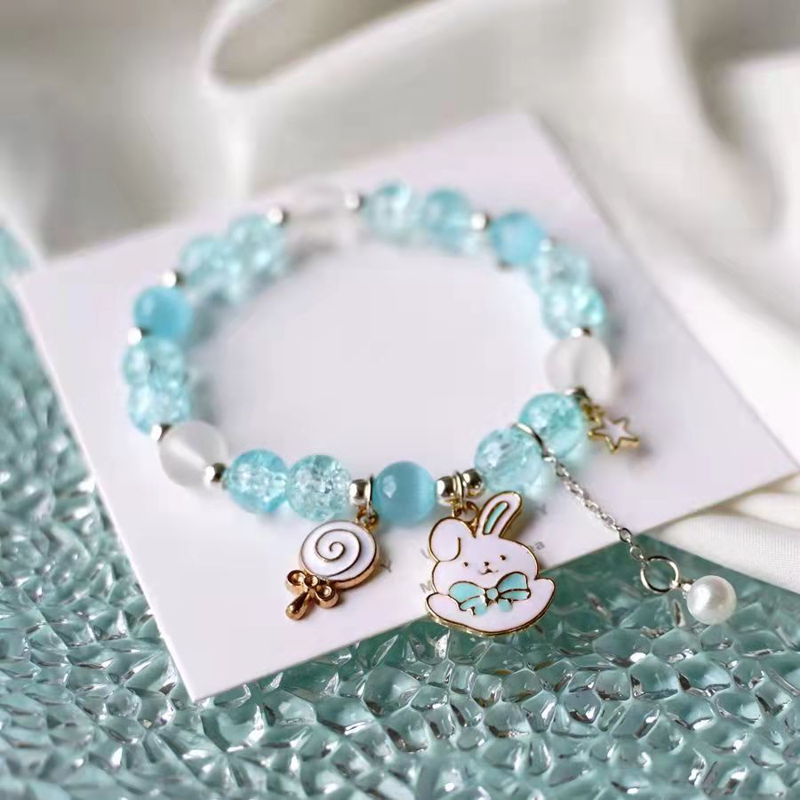 ED - GELANG TANGAN KRISTAL MODEL KOREA / GELANG TANGAN KOREA BESTIE / BRACELET CRYSTAL GELANG TANGAN COUPLE BESTIE-GELANG #5