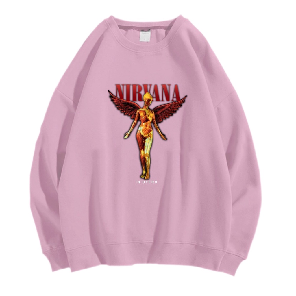 NIRVANA SWEATER CREWNECK Size M-XXL ANAIRA