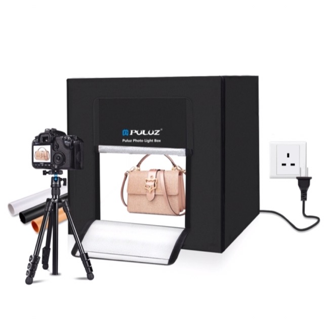 PULUZ 80x80cm Mini Photo Studio Box Lightbox Photography Softbox LED Photo Lighting Shooting Tent Po