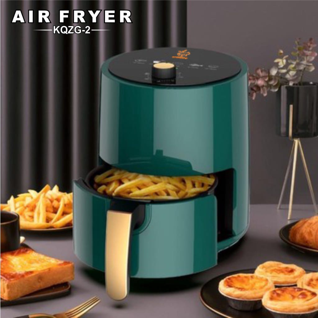 DISKON AirFryer Mesin Penggorengan Tanpa Minyak Anti Lengket Air Fryer Low Watt 3.2L Air Fryer Multifungsi Alat Penggoreng Udara Bebas Minyak Rumah Tangga