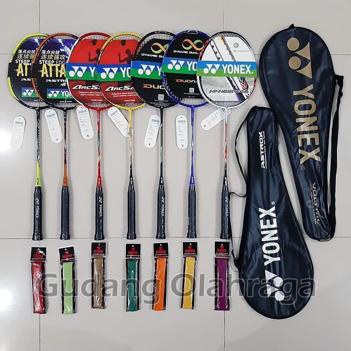 promo Raket Badminton Bulutangkis YONEX Import Murah dan Bagus + Tas +Grip