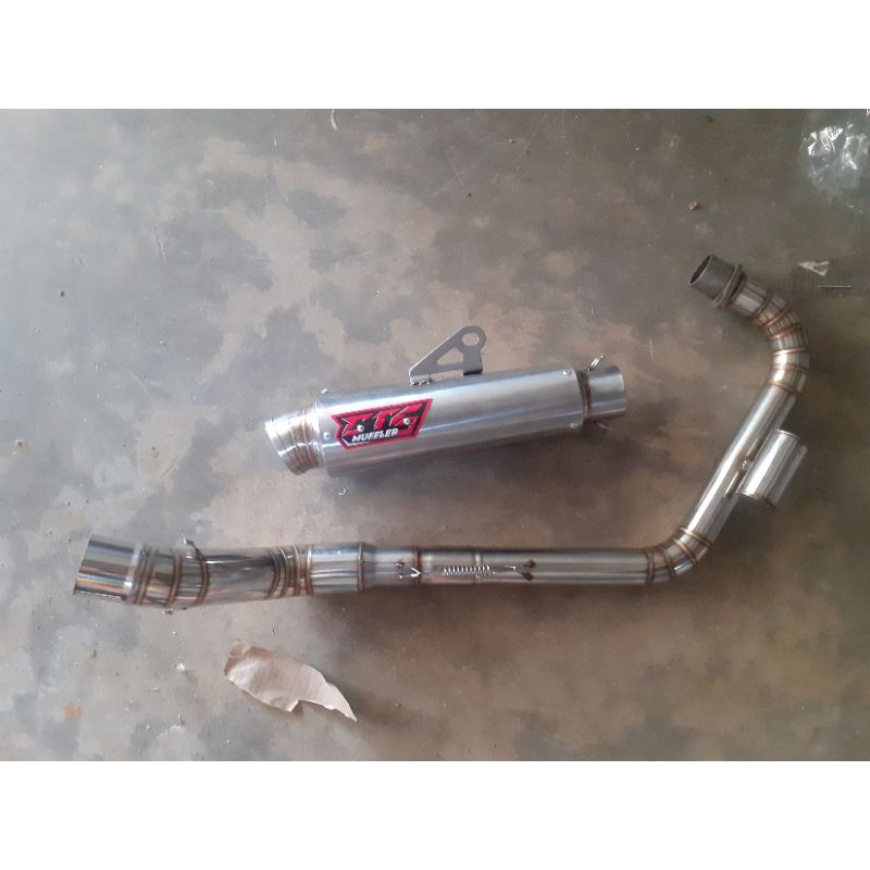 KENALPOT HEREX CTS MUFFLER KOMPETISI LEHER BOOM SAMPING BUAT MOTOR CB GL MP TIGER HEREX