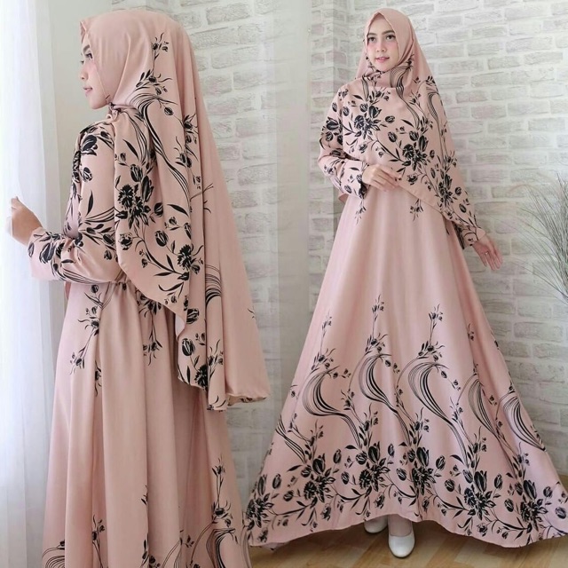 (5wrna) FC- TIFANNY SYARI (REAL PIC) / SET GAMIS SYARI TERBARU