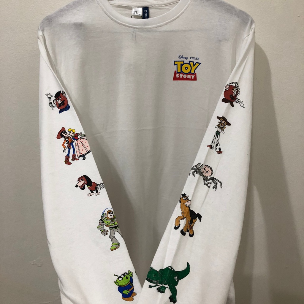 H&amp;M Longsleeve Tee Toy Story / Kaos Lengan Panjang HnM Original Unisex