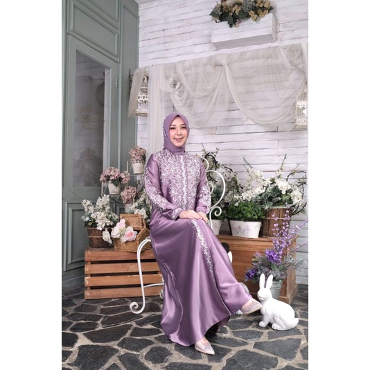 gamis abaya Cristal diamond bordir
