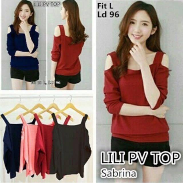 blouse lili pv top sabrina lili