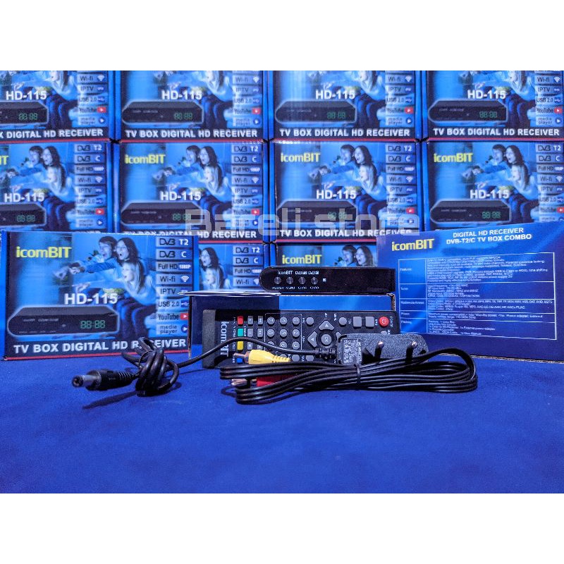 Set Top Box icomBIT DVB-T2 Digital Tv HD Receiver HD-115