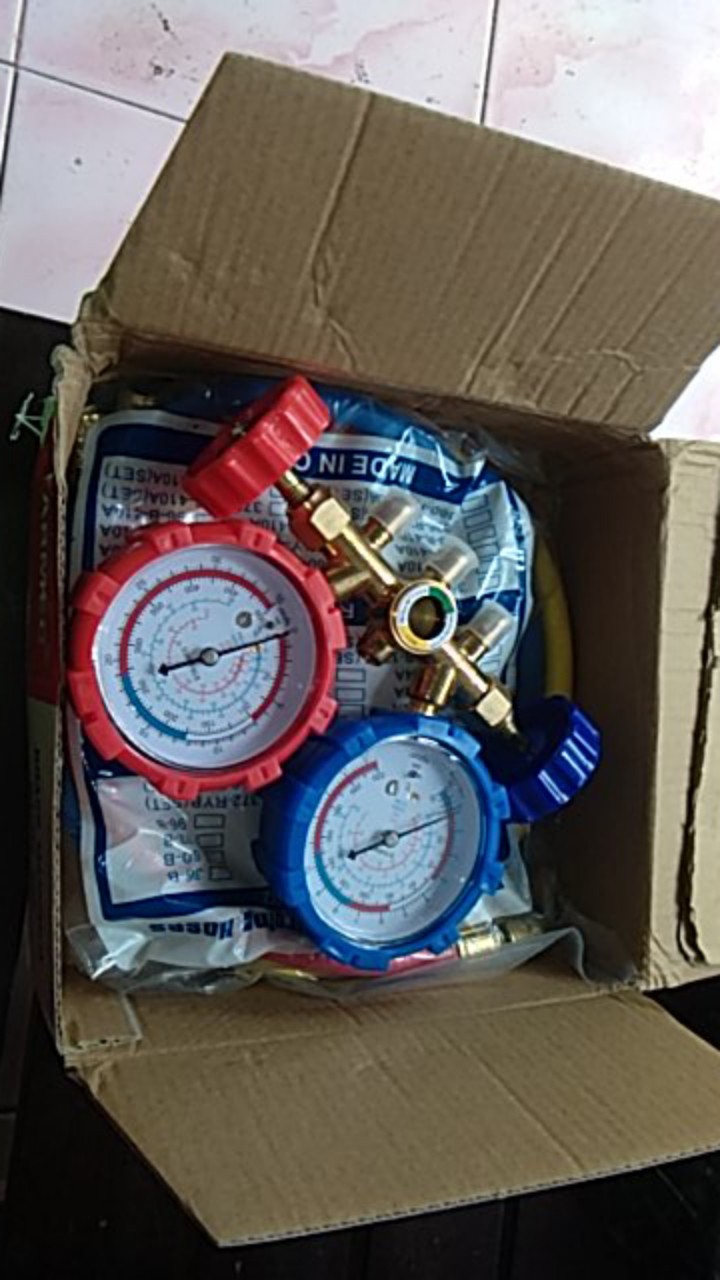 Testing Manifold Ac Double R22 R134a R404a Analizer Set Starmec