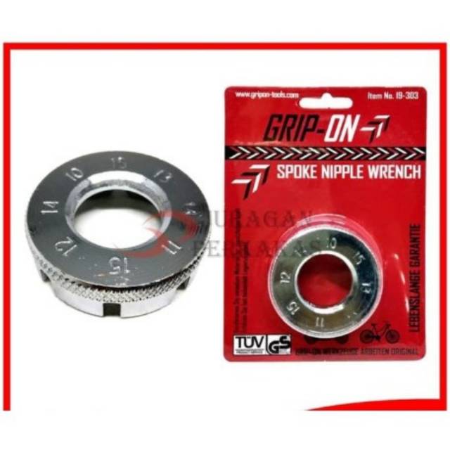 Kunci Stel Jari Jari Roda Sepeda Dan Motor Nipple Spoke Grip On 19-303