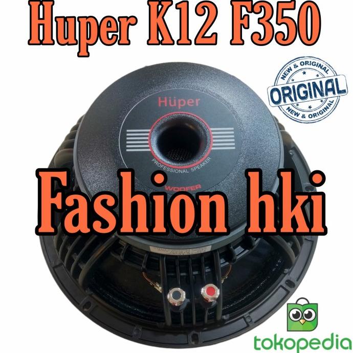 KOMPONEN HUPER K12F350 SPEAKER HUPER K12F350 SPEAKER HUPER 12 INCH ORI