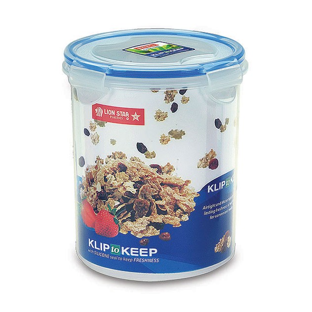 KLIP TO KEEP 3204 (1600 ML) KP-97 Lion Star Kotak/Box/Wadah Bulat