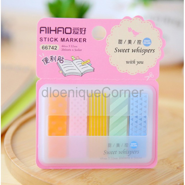 

PROMO Sticky notes Stick marker Pembatas buku mini sekaligus notes KSY082 PALING MURAH